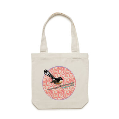 Piwakawaka (fantail) Tote Bag Thumbnail