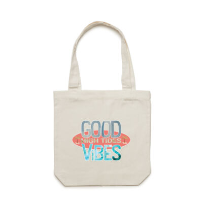 Good Vibes High Tides Beach Bag Thumbnail